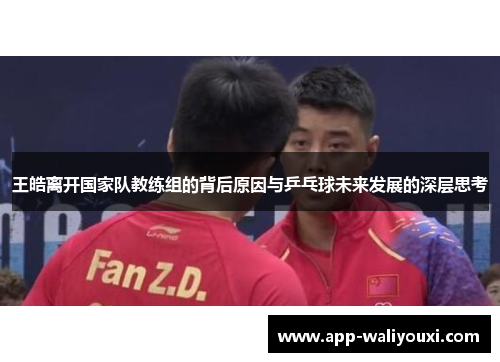 王皓离开国家队教练组的背后原因与乒乓球未来发展的深层思考